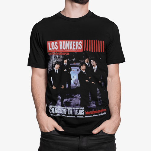 Polera Los Bunkers Canción de Lejos - amplitudmodulada