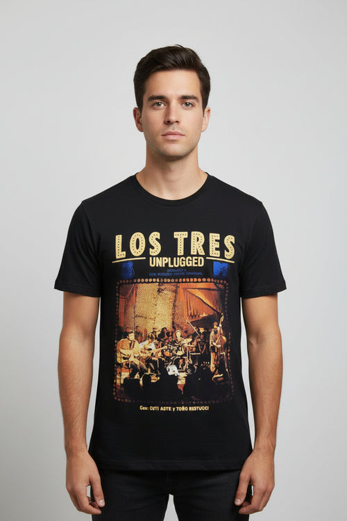 Polera Los Tres Unplugged - amplitudmodulada