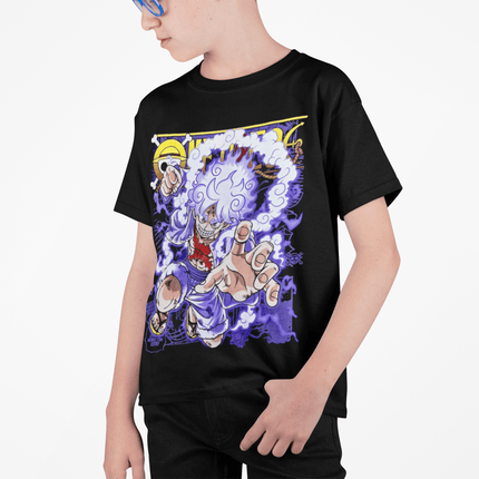 Polera Luffy gear 5 KIDS - amplitudmodulada