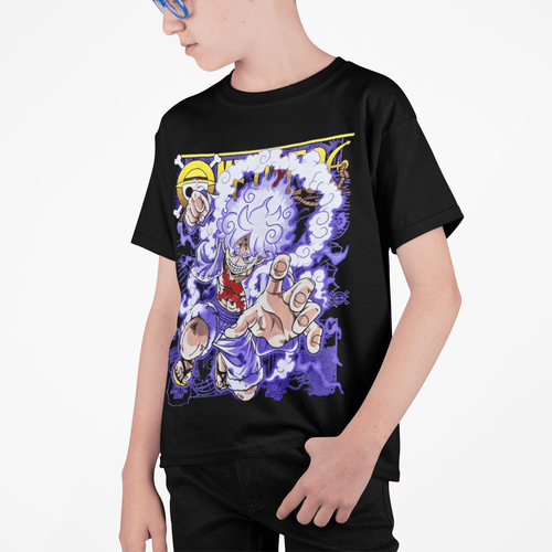 Polera Luffy gear 5 KIDS - amplitudmodulada