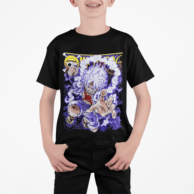 Polera Luffy gear 5 KIDS - amplitudmodulada