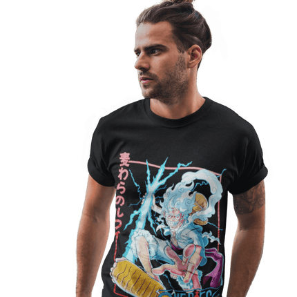 Polera Gear 5 Luffy recuadro - amplitudmodulada