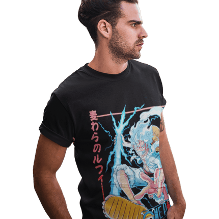 Polera Gear 5 Luffy recuadro - amplitudmodulada