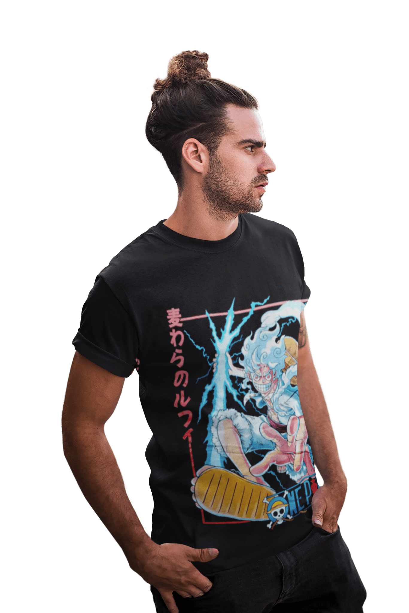 Polera Gear 5 Luffy recuadro - amplitudmodulada