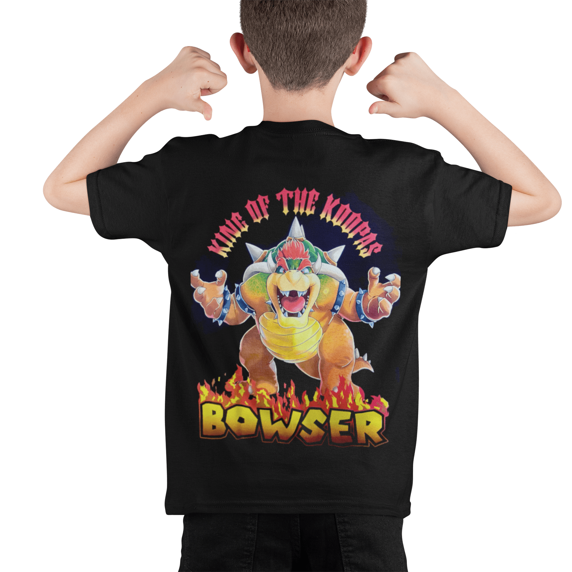 polera mario bros & bowser - amplitudmodulada