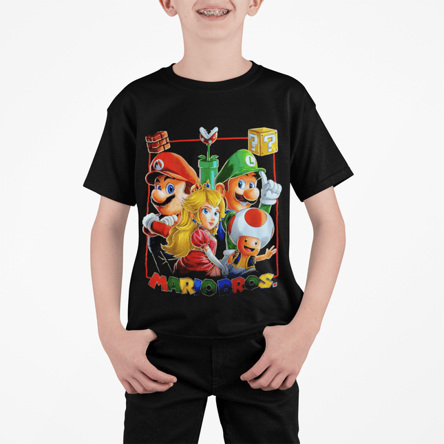 Polera Mario Bros Game bowser KIDS - amplitudmodulada