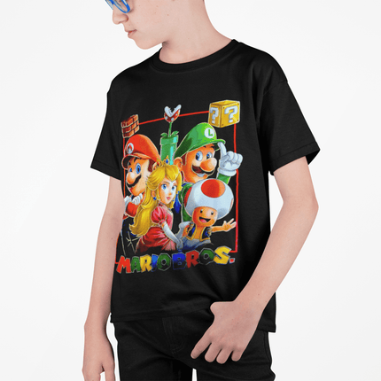 Polera Mario Bros Game bowser KIDS - amplitudmodulada