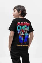 Polera Mario Luigi conexion fraternal - amplitudmodulada