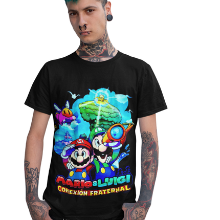 Polera Mario Luigi Brothership - amplitudmodulada