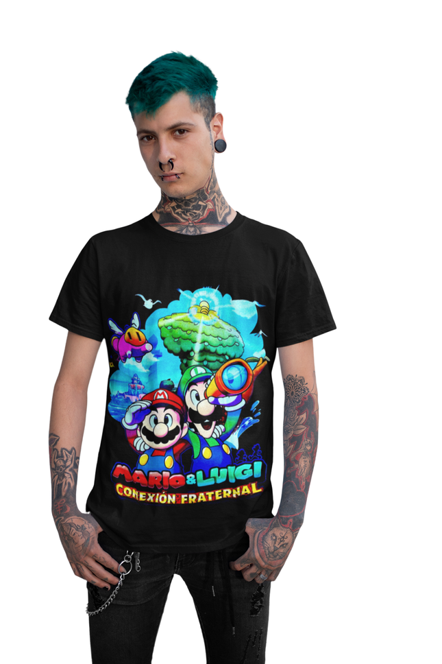 Polera Mario Luigi Brothership - amplitudmodulada