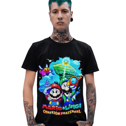 Polera Mario Luigi Brothership - amplitudmodulada