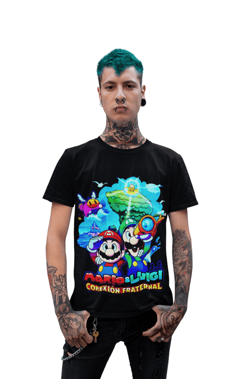 Polera Mario Luigi Brothership - amplitudmodulada