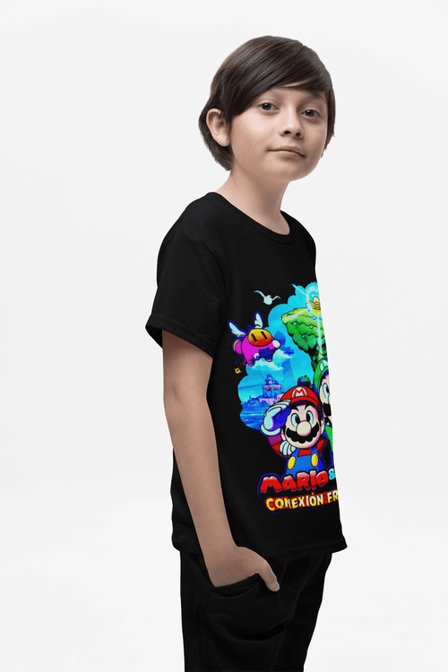 Polera Mario Luigi Brothership KIDS - amplitudmodulada