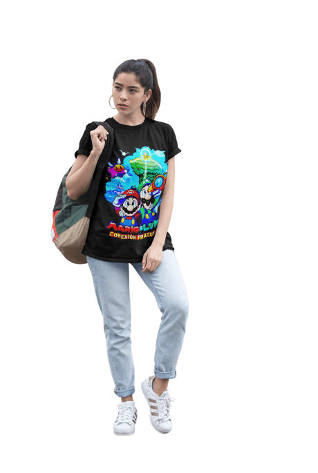 Polera Mario Luigi Brothership KIDS - amplitudmodulada