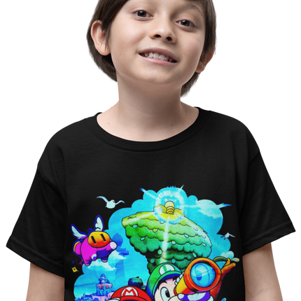 Polera Mario Luigi Brothership KIDS - amplitudmodulada