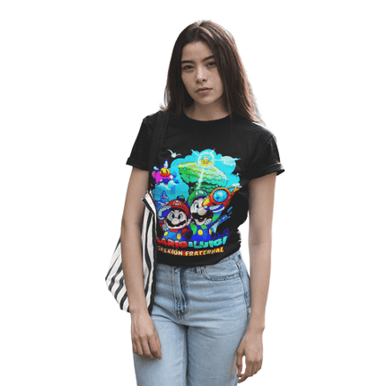 Polera Mario Luigi Brothership KIDS - amplitudmodulada