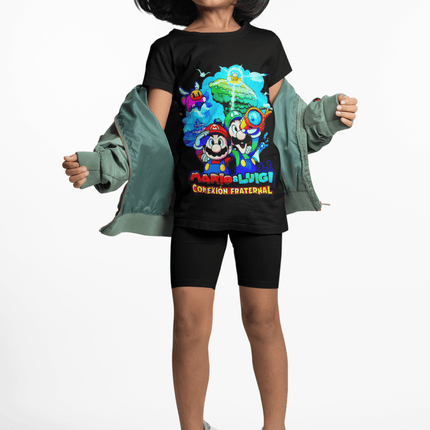 Polera Mario Luigi Brothership KIDS - amplitudmodulada