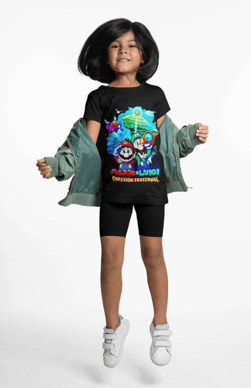 Polera Mario Luigi Brothership KIDS - amplitudmodulada