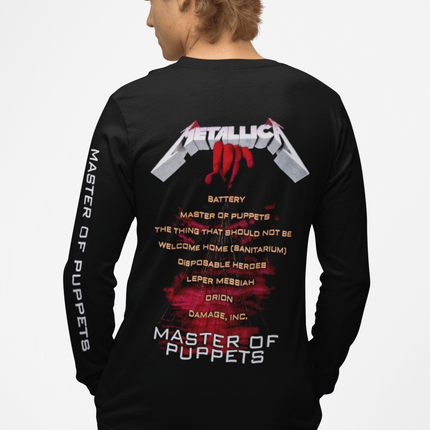 Polera Master Of Puppets Manga Larga - amplitudmodulada