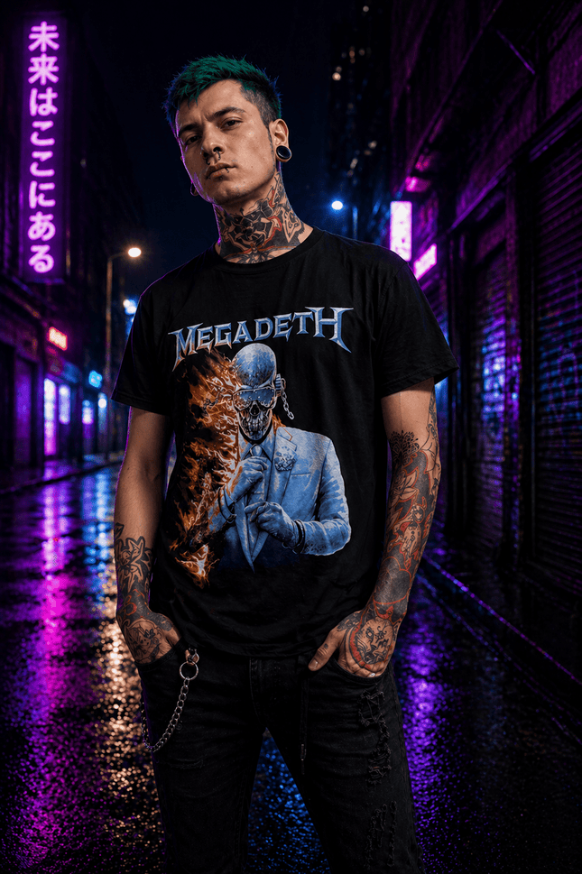 Polera Megadeth Tour 2026 - amplitudmodulada
