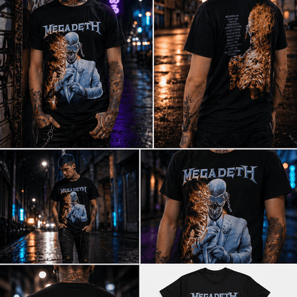 Polera Megadeth Tour 2026 - amplitudmodulada