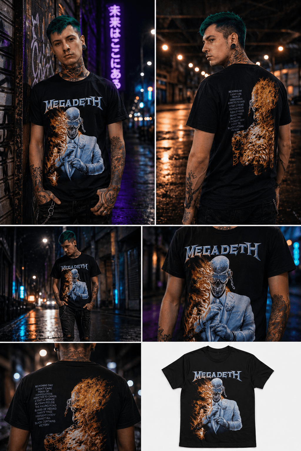 Polera Megadeth Tour 2026 - amplitudmodulada