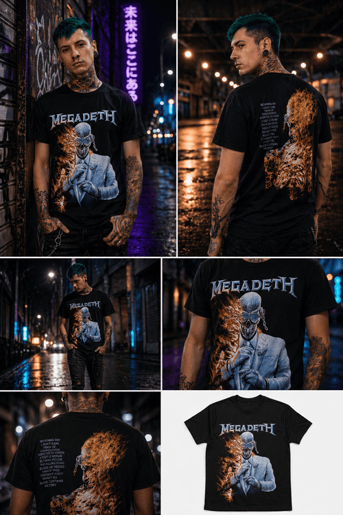 Polera Megadeth Tour 2026 - amplitudmodulada