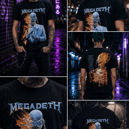 Polera Megadeth Tour 2026 - amplitudmodulada