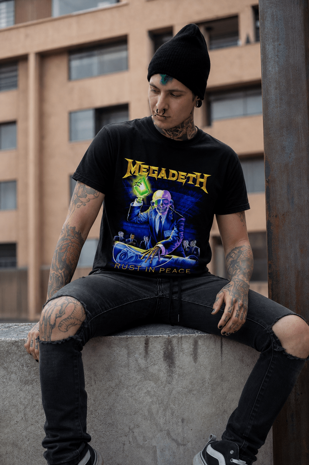 Polera Megadeth Rust In Peace - amplitudmodulada
