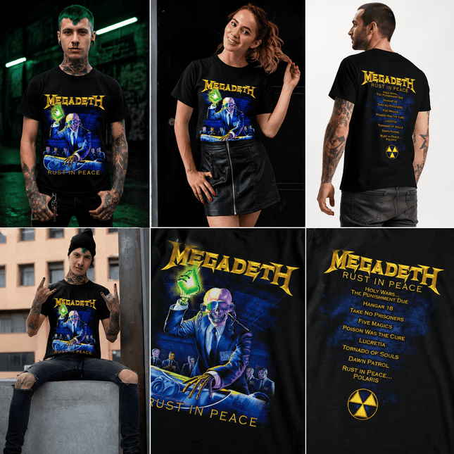 Polera Megadeth Rust In Peace - amplitudmodulada