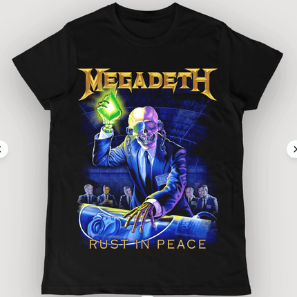 Polera Megadeth Rust In Peace - amplitudmodulada