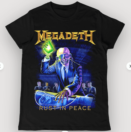 Polera Megadeth Rust In Peace - amplitudmodulada