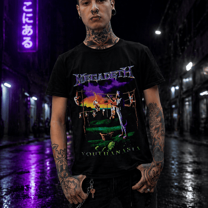 Polera Megadeth Youthanasia - amplitudmodulada