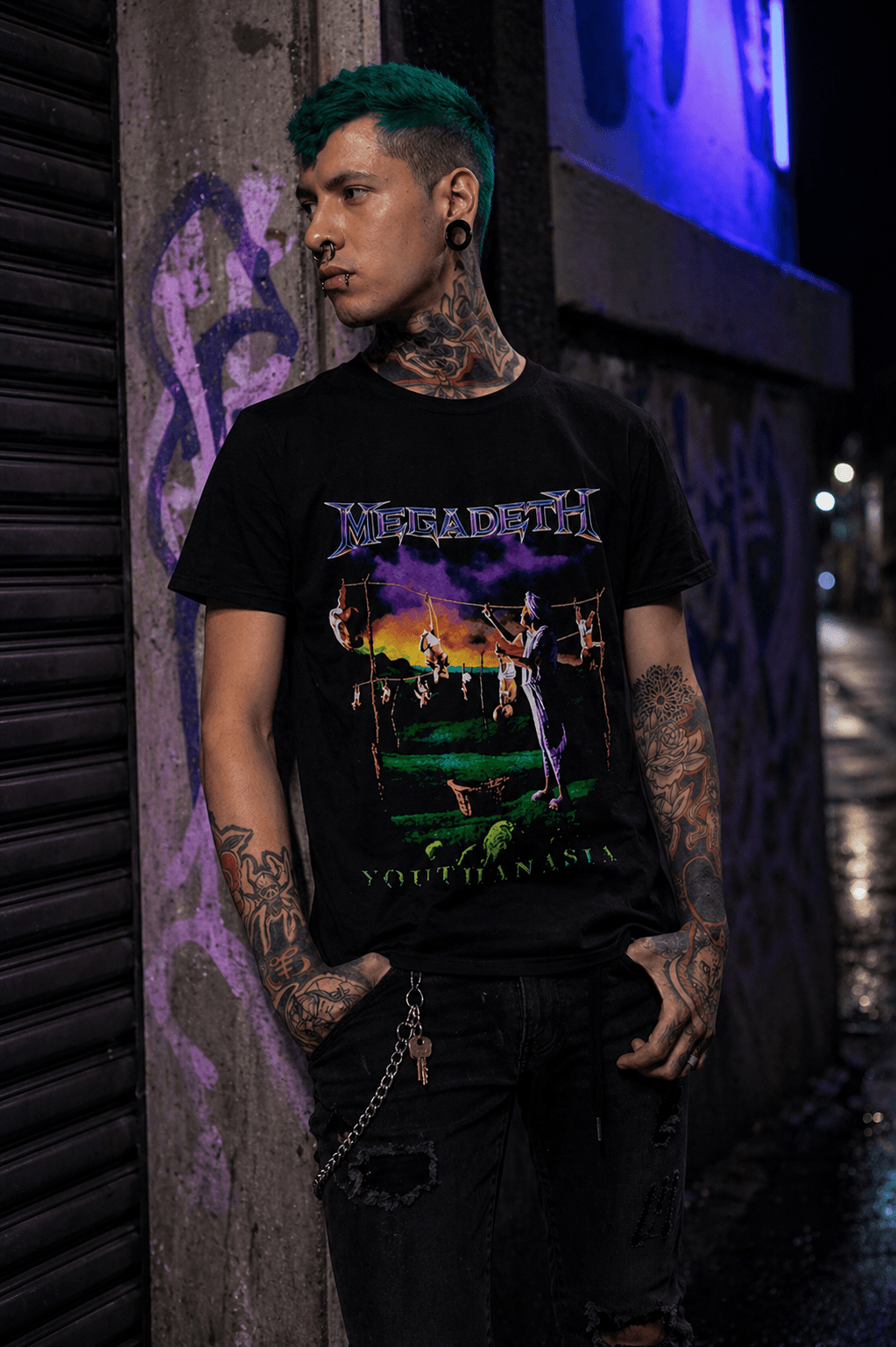 Polera Megadeth Youthanasia - amplitudmodulada