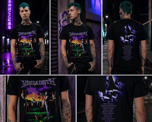 Polera Megadeth Youthanasia - amplitudmodulada