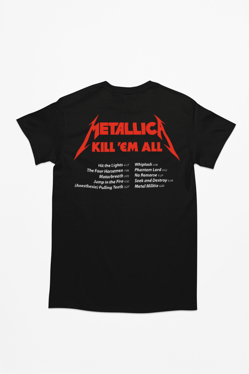 Polera METALLICA Kill Em All - amplitudmodulada