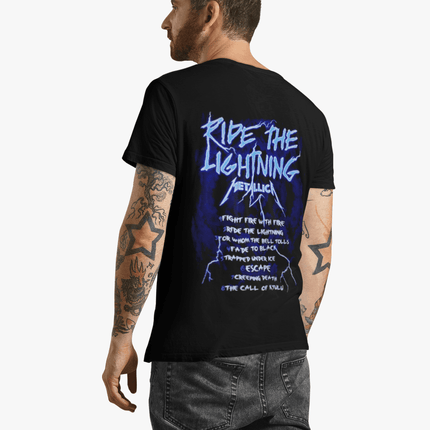 Polera Metallica Ride The Lightning - amplitudmodulada