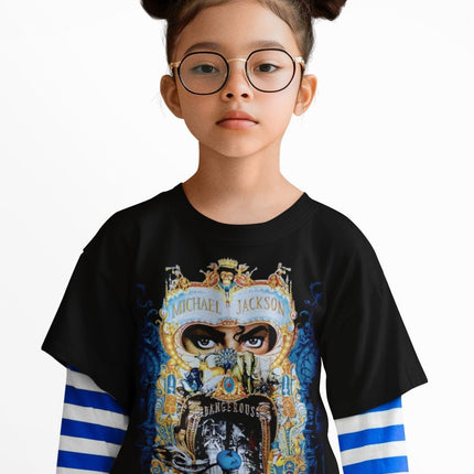 Polera Michael Jackson Dangerous KIDS - amplitudmodulada