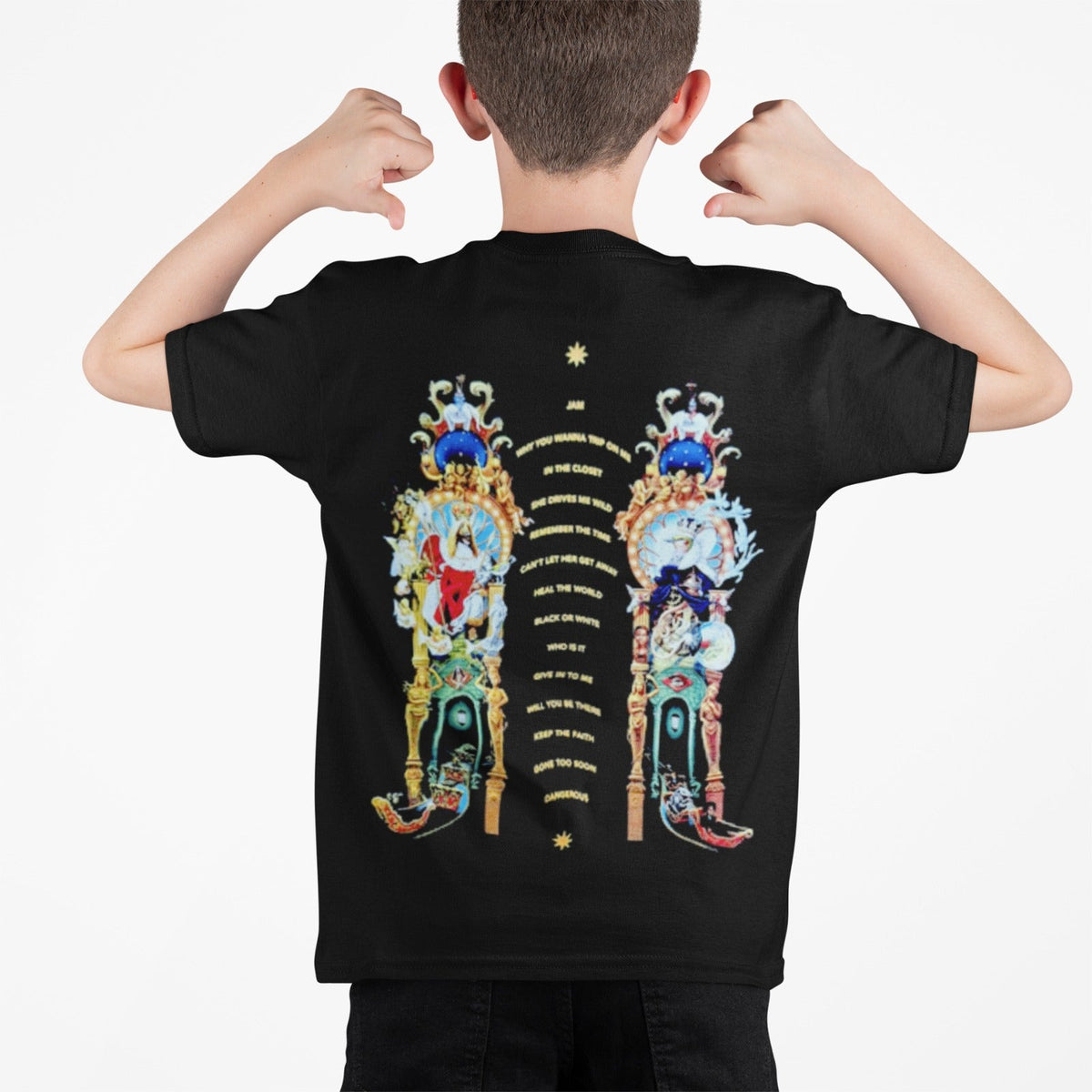 Polera Michael Jackson Dangerous KIDS - amplitudmodulada