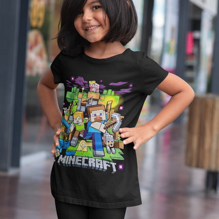 Polera Minecraft Chancho Rey KIDS - amplitudmodulada