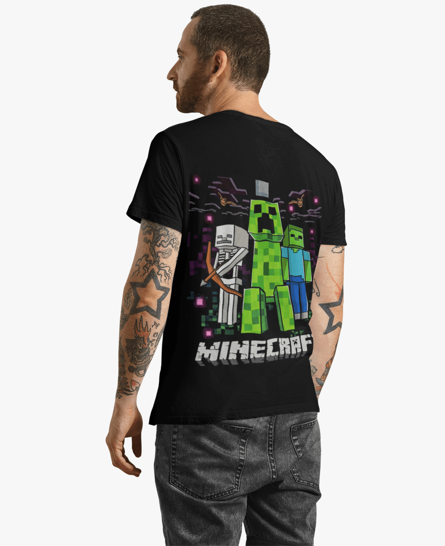 Polera Minecraft Steve - amplitudmodulada