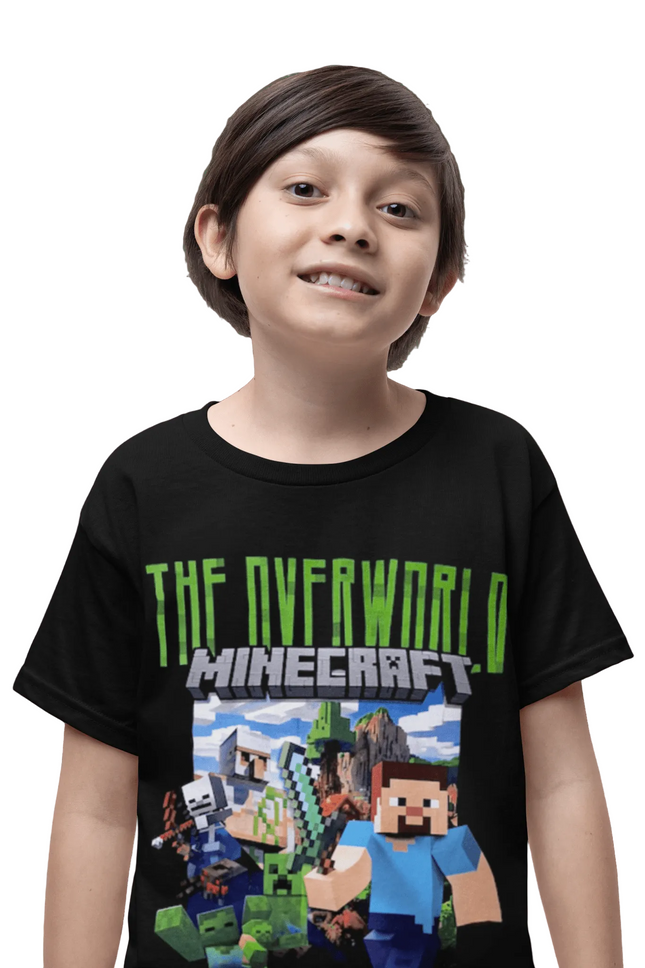 polera minecraft the over world - amplitudmodulada