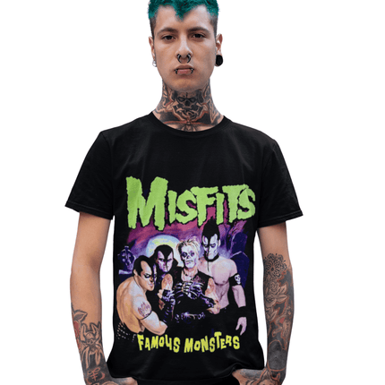 Polera Misfits famous monsters - amplitudmodulada