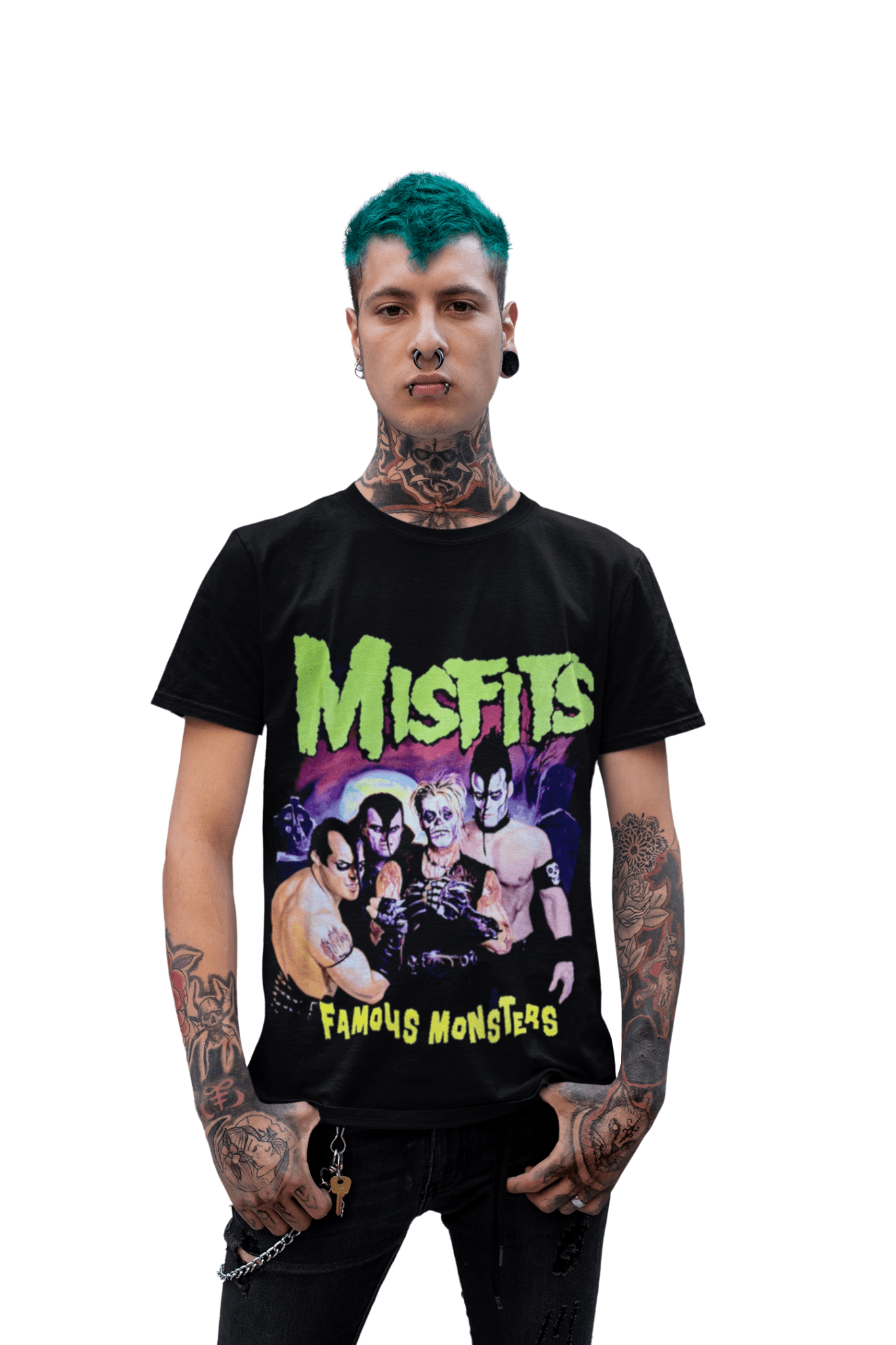 Polera Misfits famous monsters - amplitudmodulada
