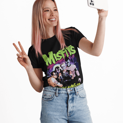 Polera Misfits famous monsters - amplitudmodulada