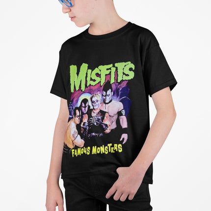 Polera Misfits Famous Monsters KIDS - amplitudmodulada