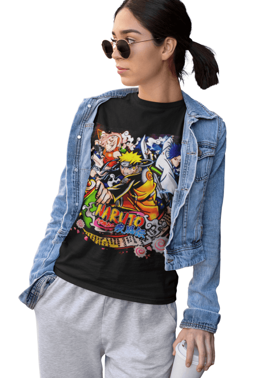 Polera Naruto Equipo 7 Kakashi - amplitudmodulada