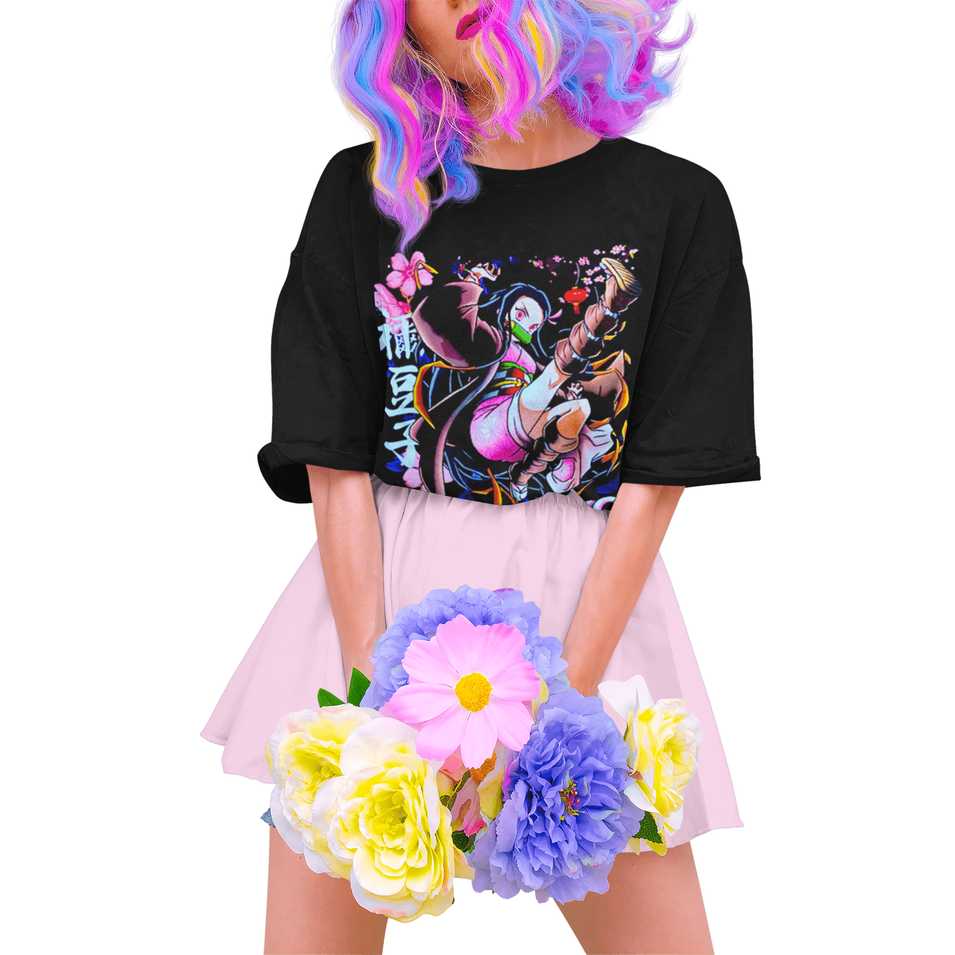 Polera Nezuko,Kanao y Mitsuri - amplitudmodulada