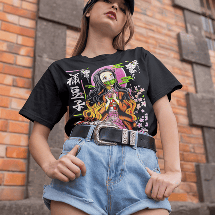 Polera Nezuko y Mitsuri Kimetsu - amplitudmodulada