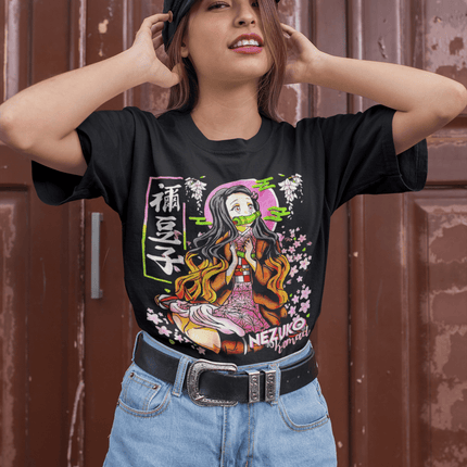 Polera Nezuko y Mitsuri Kimetsu - amplitudmodulada
